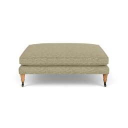 Foot Stool - Apple - Herringbone Weave - Taylor Small - The Cotswold Company - thumbnail 2