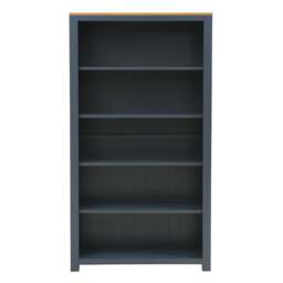 Chalford Inky Blue Large Bookcase - The Cotswold Company - thumbnail 2