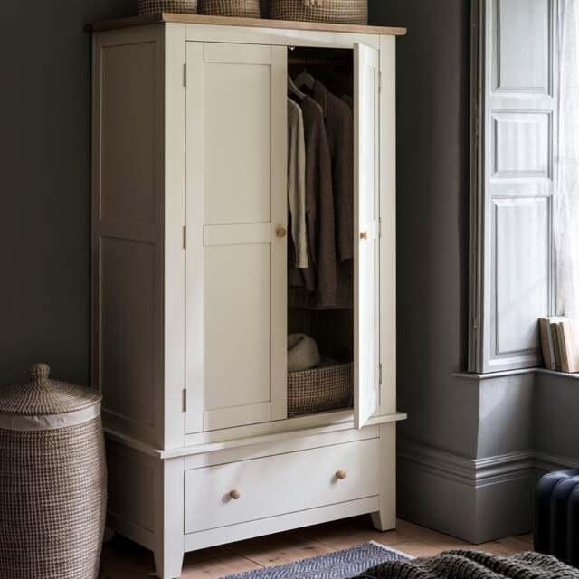 Double Wardrobe - Chester Classic Cream - The Cotswold Company - image 1