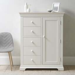 Chantilly Warm White Combination Wardrobe - The Cotswold Company - thumbnail 3