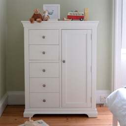 Chantilly Warm White Combination Wardrobe - The Cotswold Company - thumbnail 4