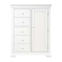 Chantilly Warm White Combination Wardrobe - The Cotswold Company - thumbnail 6