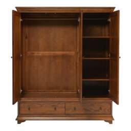 Winchcombe Dark Oak Triple Wardrobe - The Cotswold Company - thumbnail 6
