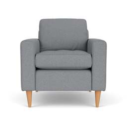 Armchair - Blue Marl - House Weave - Saxon - The Cotswold Company - thumbnail 2