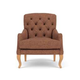 Armchair - Brick Marl - Aquaclean Oxford - Olivia - The Cotswold Company - thumbnail 2