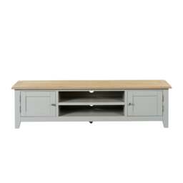 Extra Large TV Stand up to 75 - Chester Dove Grey - The Cotswold Company - thumbnail 3
