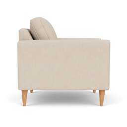 Armchair - Lily White - House Linen Mix - Saxon - The Cotswold Company - thumbnail 3