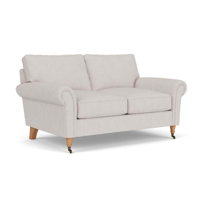 2 Seater Sofa - Soft White - Luxury Italian Linen - Osbourne - The Cotswold Company - image 1