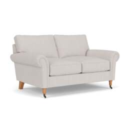 2 Seater Sofa - Soft White - Luxury Italian Linen - Osbourne - The Cotswold Company