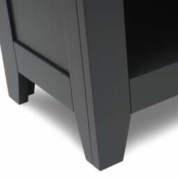 Open Shoe Storage Bench - Chester Charcoal - The Cotswold Company - thumbnail 7