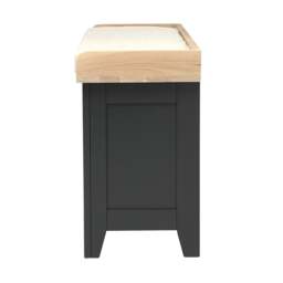 Open Shoe Storage Bench - Chester Charcoal - The Cotswold Company - thumbnail 5