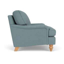 Armchair - Sky blue - House Linen Mix - Morris - The Cotswold Company - thumbnail 3