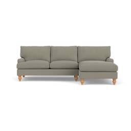 Chaise Large Right Hand - Flax - Rustic Weave - Morris - The Cotswold Company - thumbnail 2
