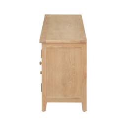 Inglesham Whitewash Oak XXL TV Stand up to 90 - The Cotswold Company - thumbnail 6