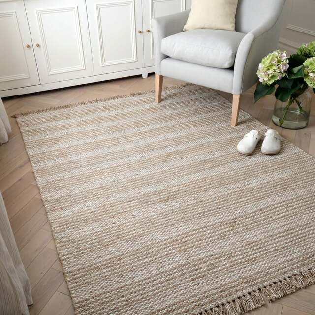 Logonia Natural Rug 160 x 230 - Home Accessories - The Cotswold Company - image 1