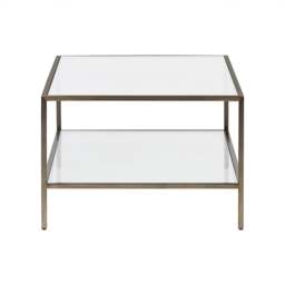Foxcote Brushed Bronze Rectangular Coffee Table - The Cotswold Company - thumbnail 3