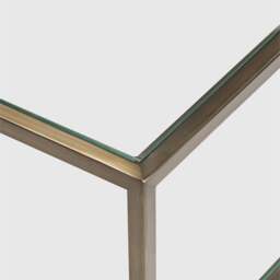 Foxcote Brushed Bronze Rectangular Coffee Table - The Cotswold Company - thumbnail 4