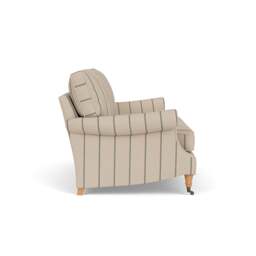 3 Seater Sofa - Charcoal - Compton Stripe - Taylor High Back - The Cotswold Company - thumbnail 3
