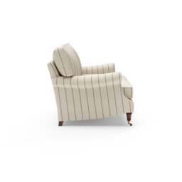 3 Seater Sofa - Charcoal - Compton Stripe - Taylor High Back - The Cotswold Company - thumbnail 7
