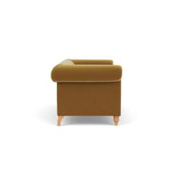 4 Seater Sofa - Mustard - Matt Velvet - Rayner - The Cotswold Company - thumbnail 3