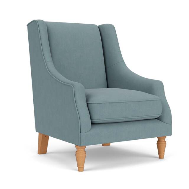 Armchair - Sky blue - House Linen Mix - Annie - The Cotswold Company - image 1