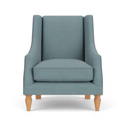 Armchair - Sky blue - House Linen Mix - Annie - The Cotswold Company - thumbnail 2