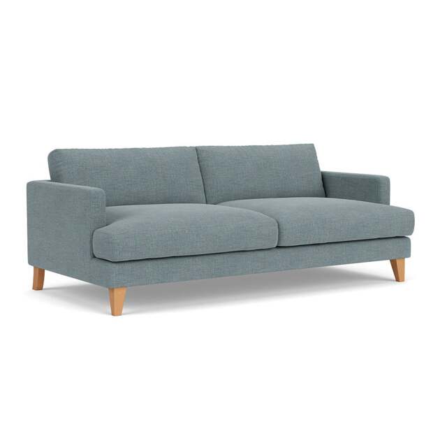4 Seater Sofa - Teal marl - Rustic weave - Jackson - The Cotswold Company - image 1