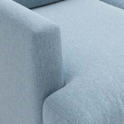 4 Seater Sofa - Teal marl - Rustic weave - Jackson - The Cotswold Company - thumbnail 4