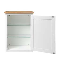 Bathroom Wall Cupboard - Chester Pure White - The Cotswold Company - thumbnail 6