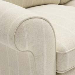 Armchair - Natural - Compton Stripe - Hurley - The Cotswold Company - thumbnail 5