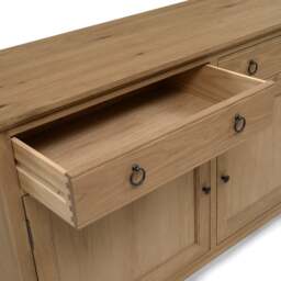 Elkstone Mellow Oak Large Sideboard - The Cotswold Company - thumbnail 6