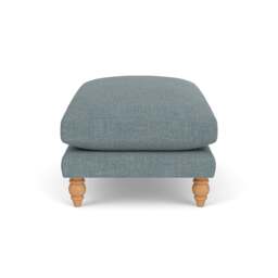Foot Stool - Teal marl - Rustic Weave - Emily - The Cotswold Company - thumbnail 3