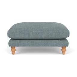 Foot Stool - Teal marl - Rustic Weave - Emily - The Cotswold Company - thumbnail 2