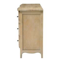 6 Drawer Chest - Camille Limewash Oak - The Cotswold Company - thumbnail 4