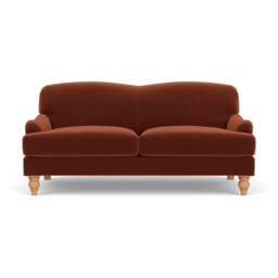 Ashbee 3 Seater - Brick - Matt Velvet - The Cotswold Company - thumbnail 2
