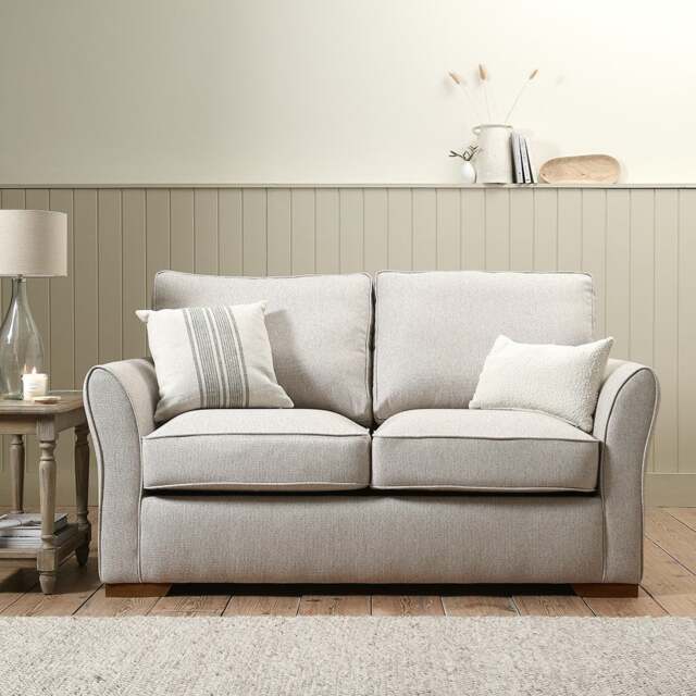 Sofa Bed Large 2 Seater Sofa  - Natural - House Weave - Express Delivery Sofas - Fletcher  - The Cotswold Company - image 1