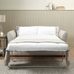 Sofa Bed Large 2 Seater Sofa  - Natural - House Weave - Express Delivery Sofas - Fletcher  - The Cotswold Company - thumbnail 2