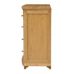 Winchcombe Oiled Oak 5 Drawer Chest - The Cotswold Company - thumbnail 3