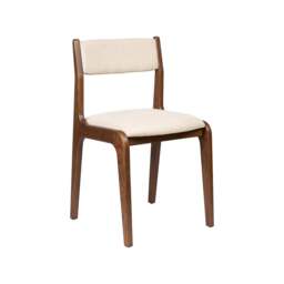 Cranham Dark Ash Upholstered Dining Chair - The Cotswold Company - thumbnail 2