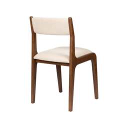 Cranham Dark Ash Upholstered Dining Chair - The Cotswold Company - thumbnail 3