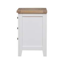 Set of 2 Jumbo Bedside Tables - Chester Pure White - The Cotswold Company - thumbnail 5