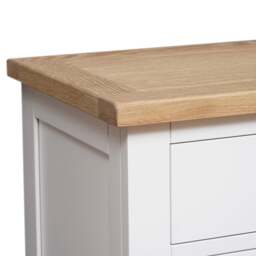 Set of 2 Jumbo Bedside Tables - Chester Pure White - The Cotswold Company - thumbnail 6