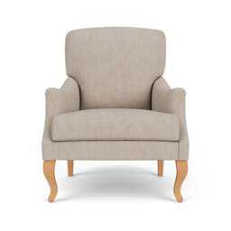 Armchair - Natural - Luxury Italian Linen - Elsie - The Cotswold Company - thumbnail 2