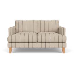 Large 2 Seater Sofa - Charcoal - Compton Stripe - Jackson - The Cotswold Company - thumbnail 2