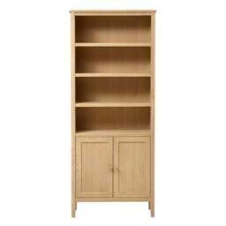 Berkeley Nordic Oak Alcove Bookcase - The Cotswold Company - thumbnail 3