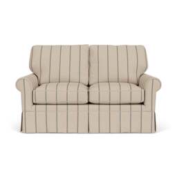 2 Seater Sofa - Charcoal - Compton Stripe - Dawson - The Cotswold Company - thumbnail 2