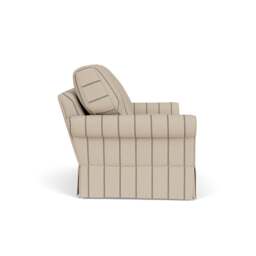 2 Seater Sofa - Charcoal - Compton Stripe - Dawson - The Cotswold Company - thumbnail 3