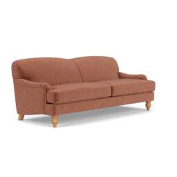 4 Seater Sofa - Cinnamon - Eco Chenille - Ashbee - The Cotswold Company - thumbnail 1