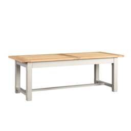8-12 Seater Extending Dining Table - Chester Dove Grey - The Cotswold Company - thumbnail 3