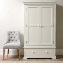 Chantilly Warm White Double Wardrobe - The Cotswold Company - thumbnail 5